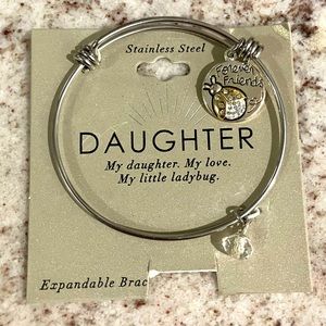 Target adjustable bracelet for daughter